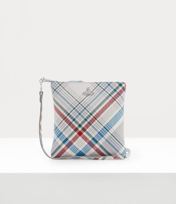 Vivienne Westwood Squire Square Crossbody Bag in madras check